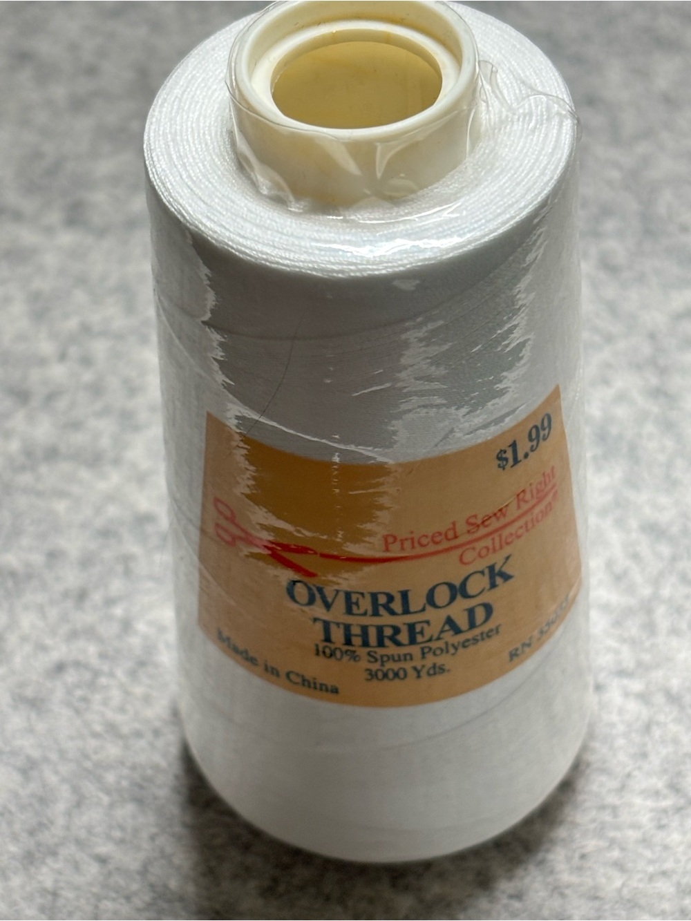 Polyester Thread Spool - Lavender, Pink, White - Picture 5 of 5